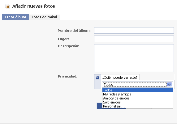 facebook crear álbum facebook crear álbum